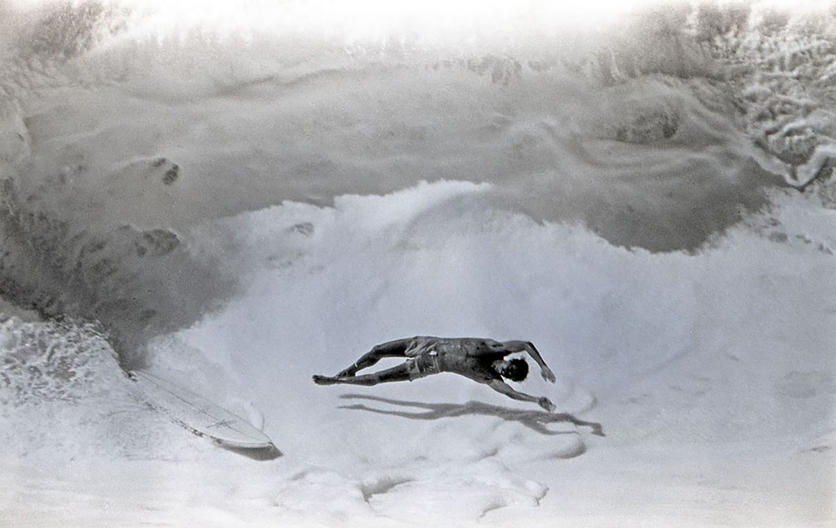 "Basement Please" Pipeline, Oahu, 1974