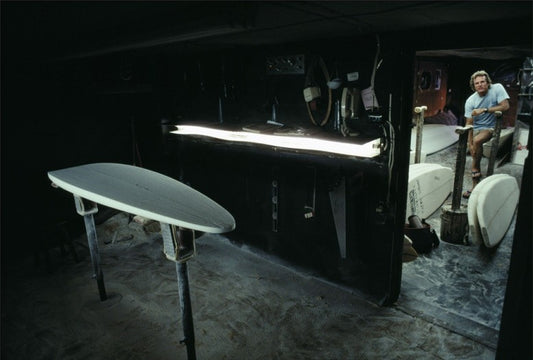 Tom Parrish's Shaping Room, Pupukea Heights 1978